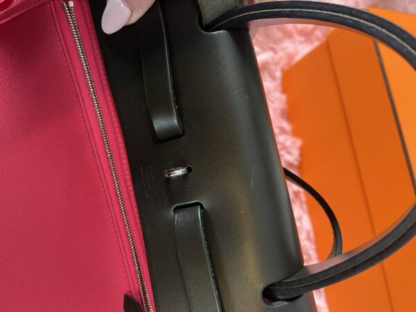 Hermes Herbag Zip 31 Rose Extreme Canvas PHW - Image 6