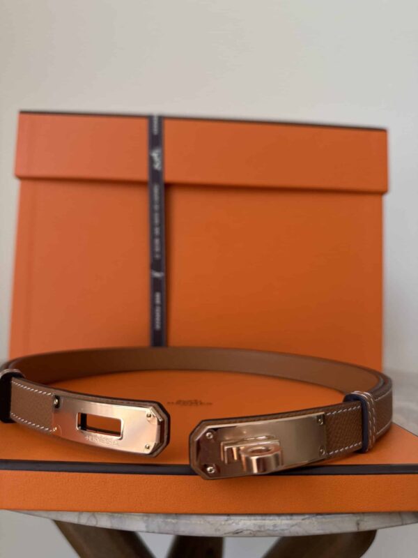 Hermes Kelly Belt Gold GHW - Image 5