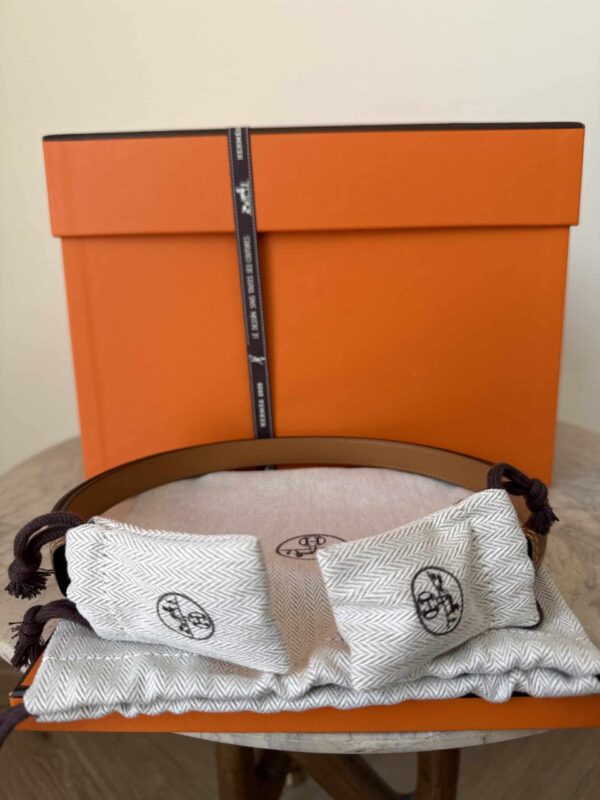 Hermes Kelly Belt Gold GHW - Image 2