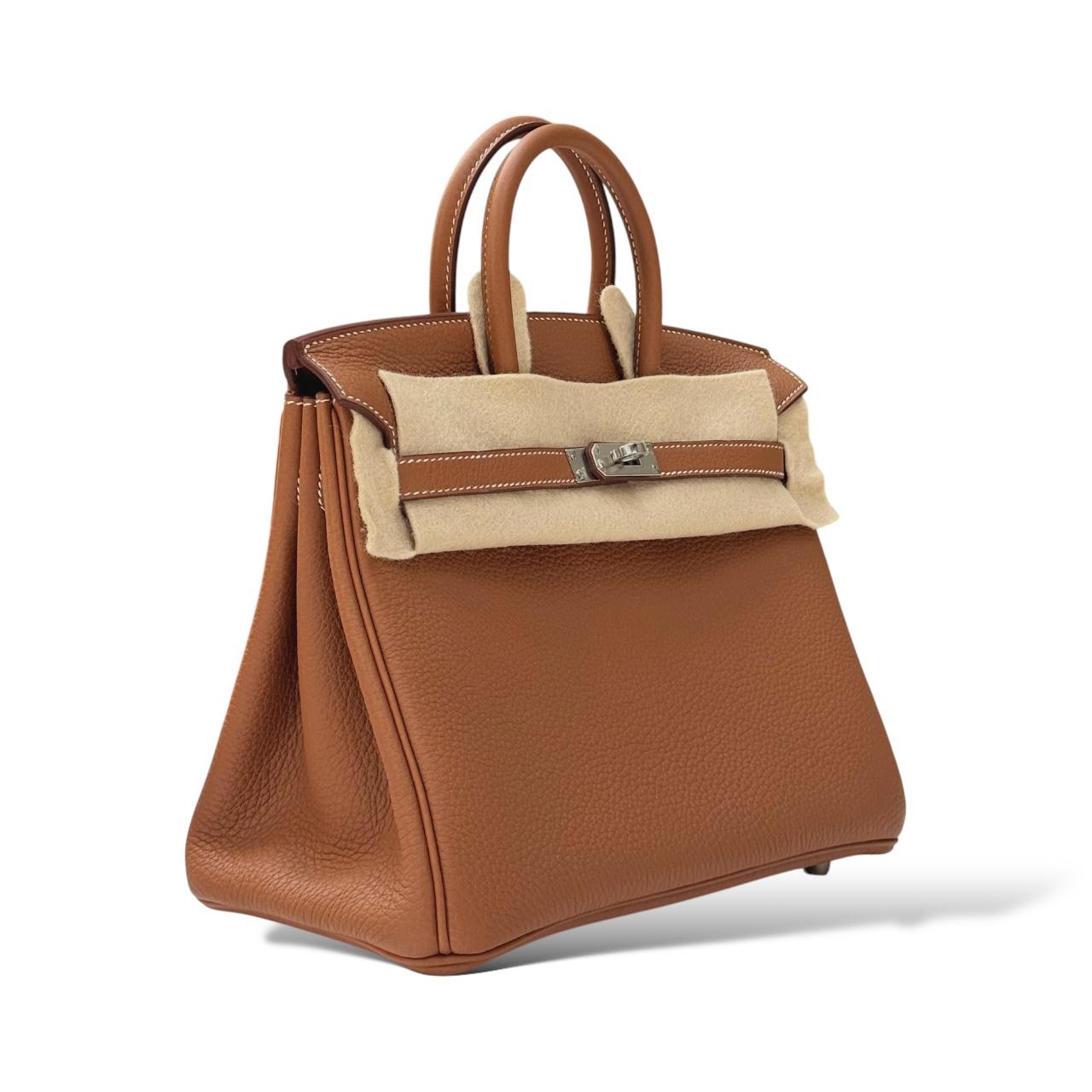 Hermes Birkin 25 Gold Togo PHW - Image 2