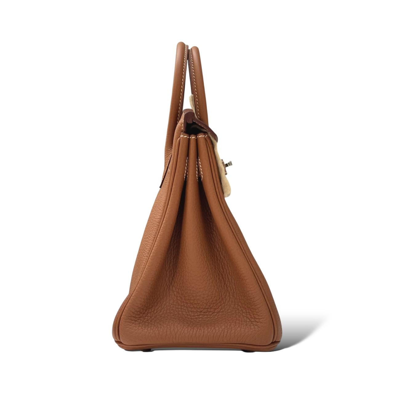 Hermes Birkin 25 Gold Togo PHW - Image 3