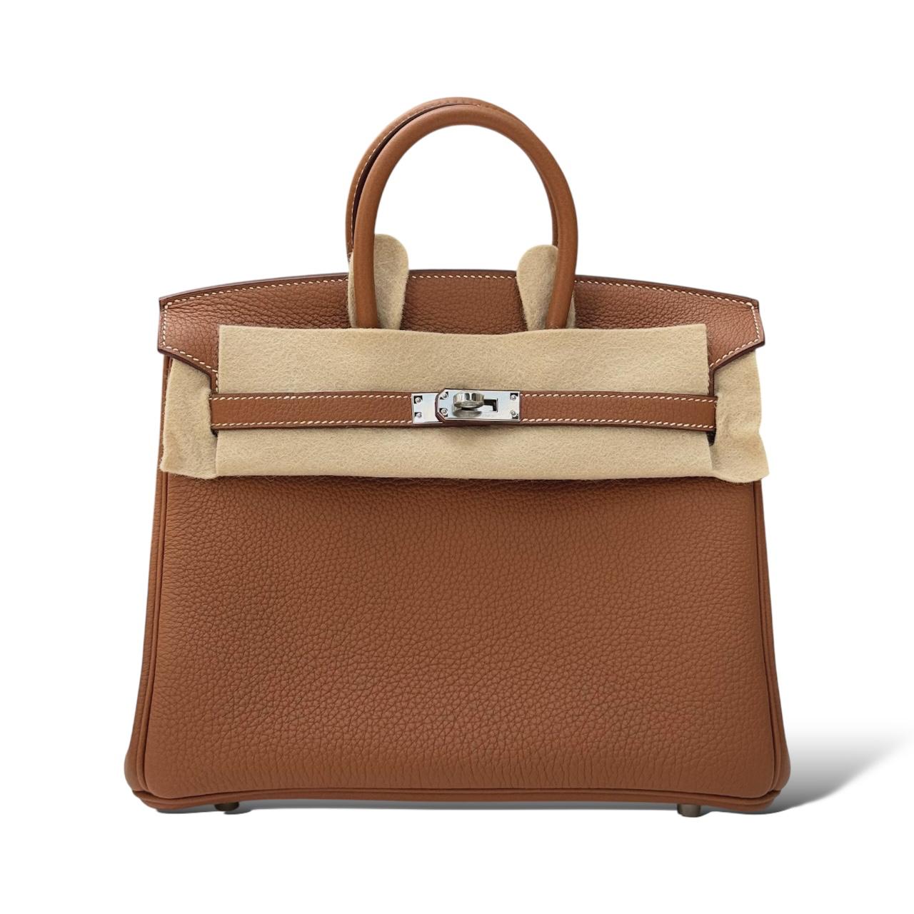 Hermes Birkin 25 Gold Togo PHW