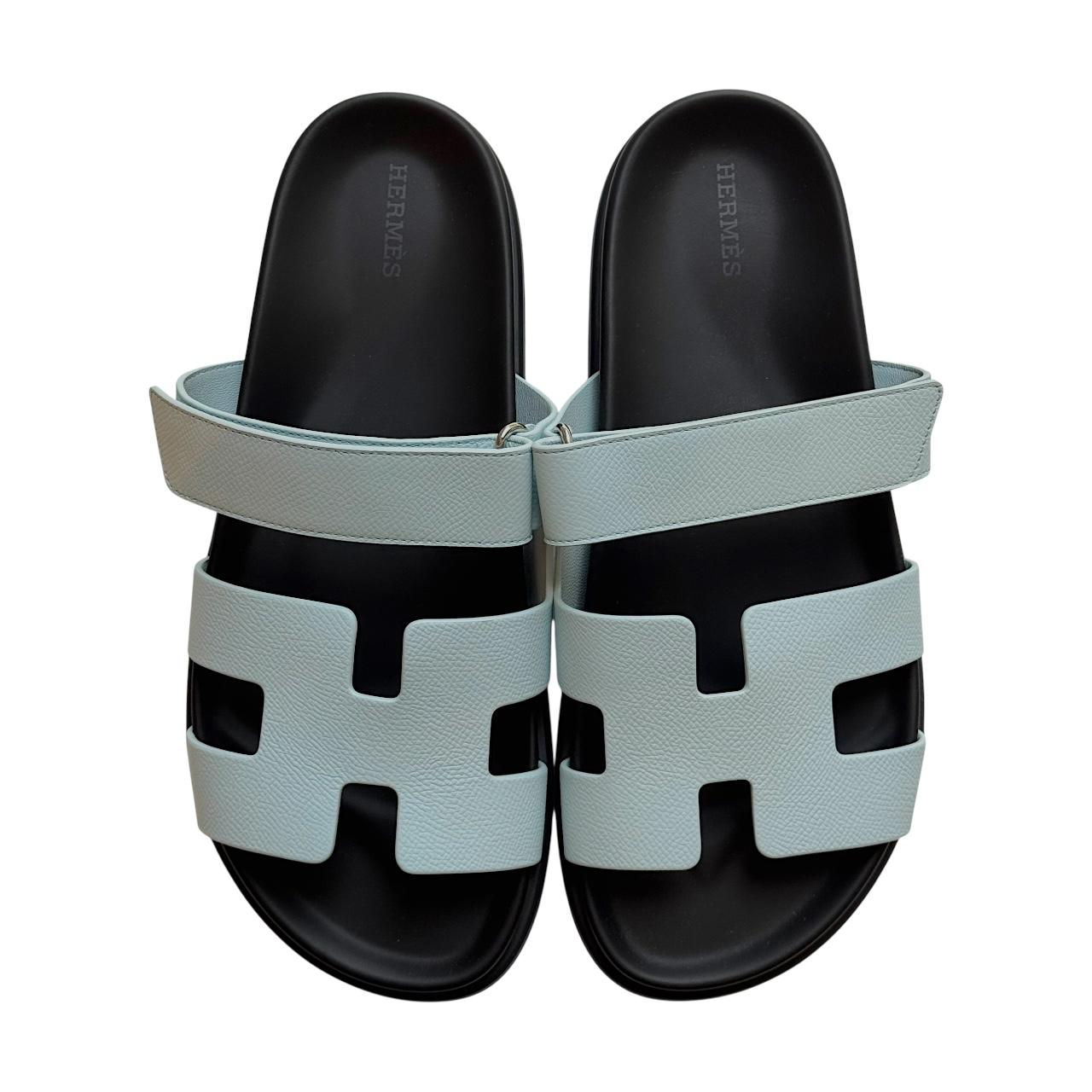 Hermes Chypre 41.5 EU Bleu Brume