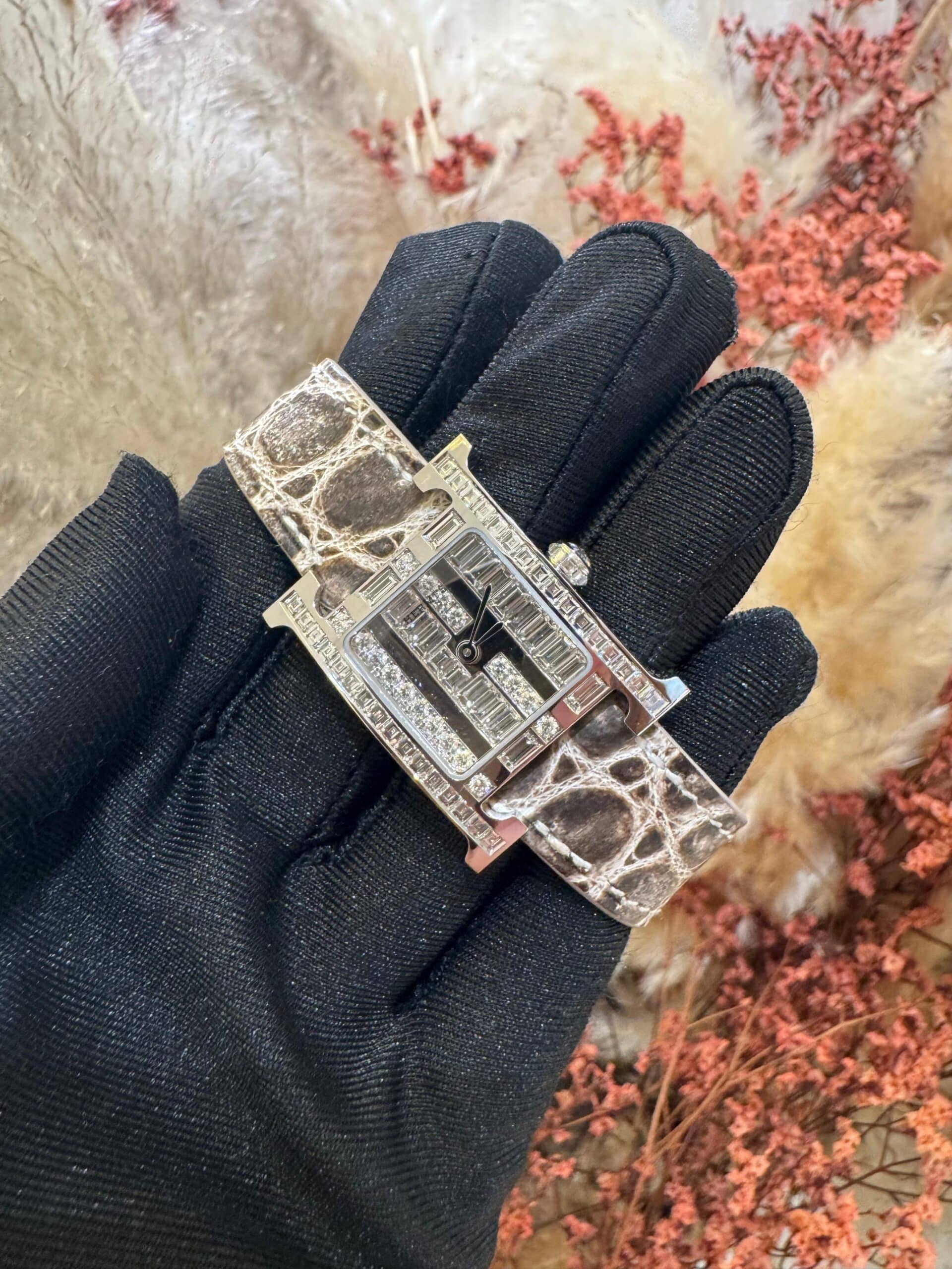 Hermes Himalaya Diamond Watch - Image 2