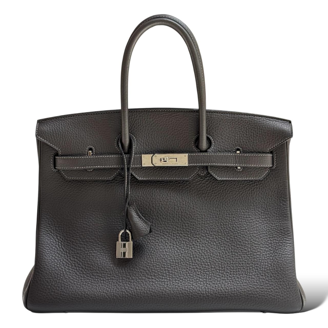 Hermès Birkin 35 Ebene Togo PHW