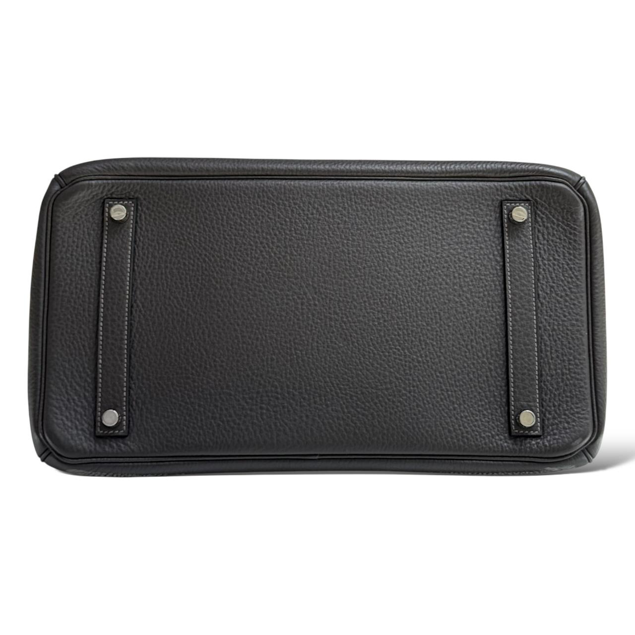 Hermès Birkin 35 Ebene Togo PHW - Image 6