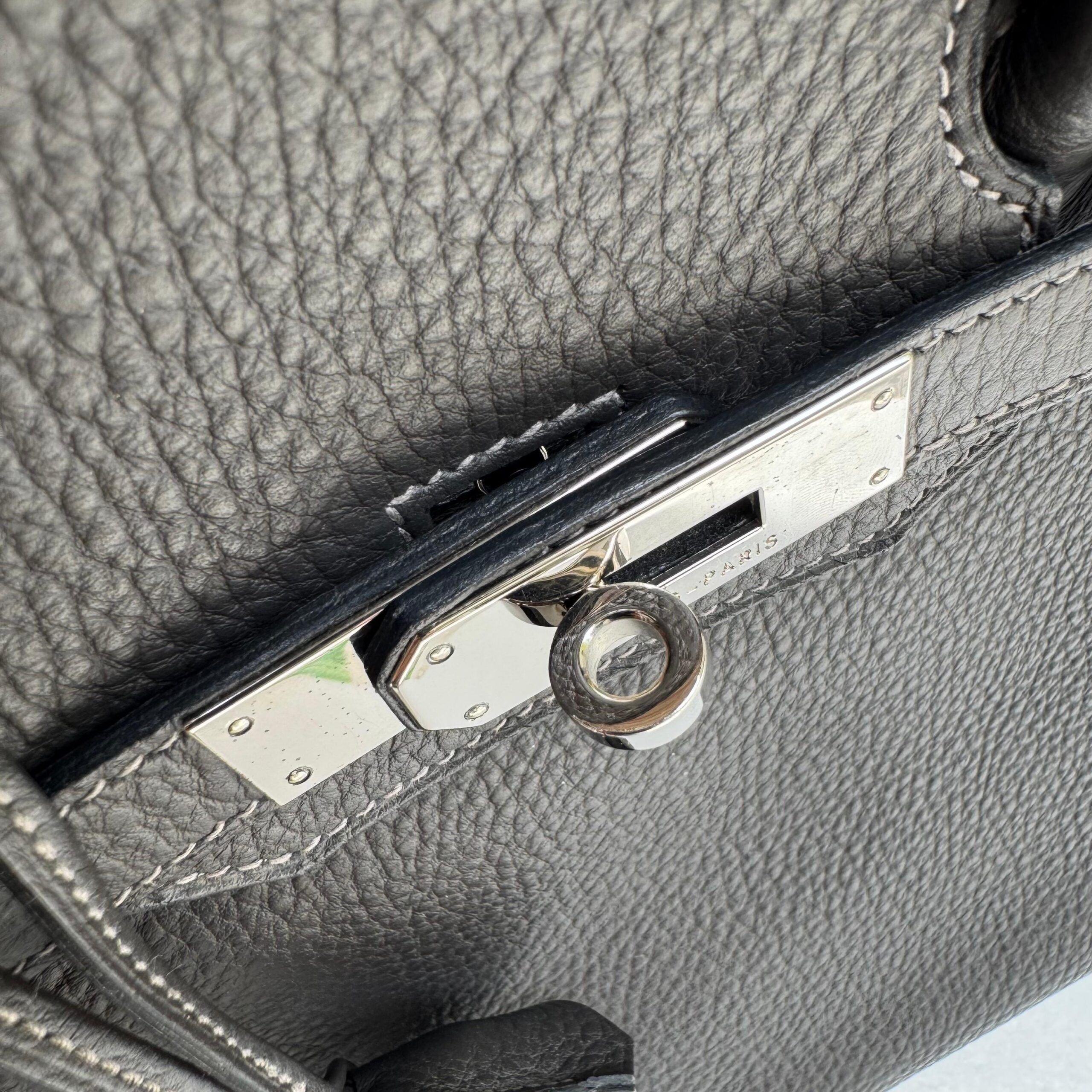 Hermès Birkin 35 Ebene Togo PHW - Image 11