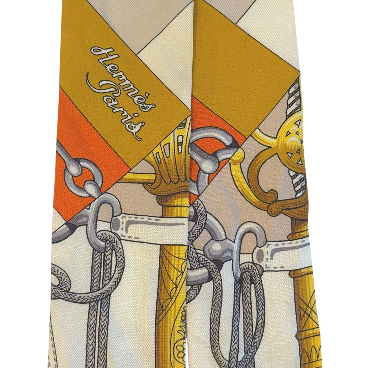 Hermes Cliquetis Orange Twilly - Image 2