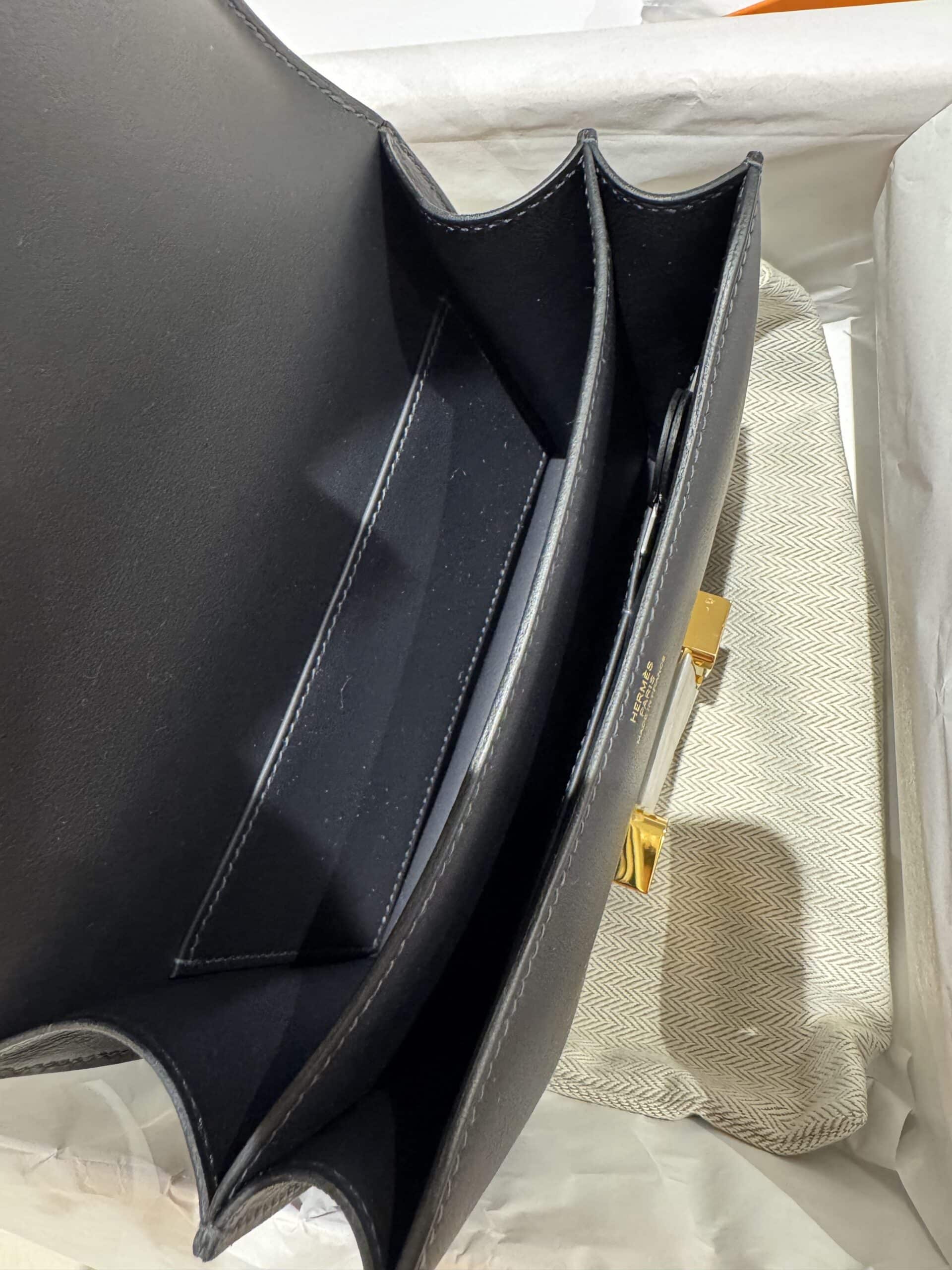 Hermes Constance 18 Caban Swift Leather GHW - Image 7