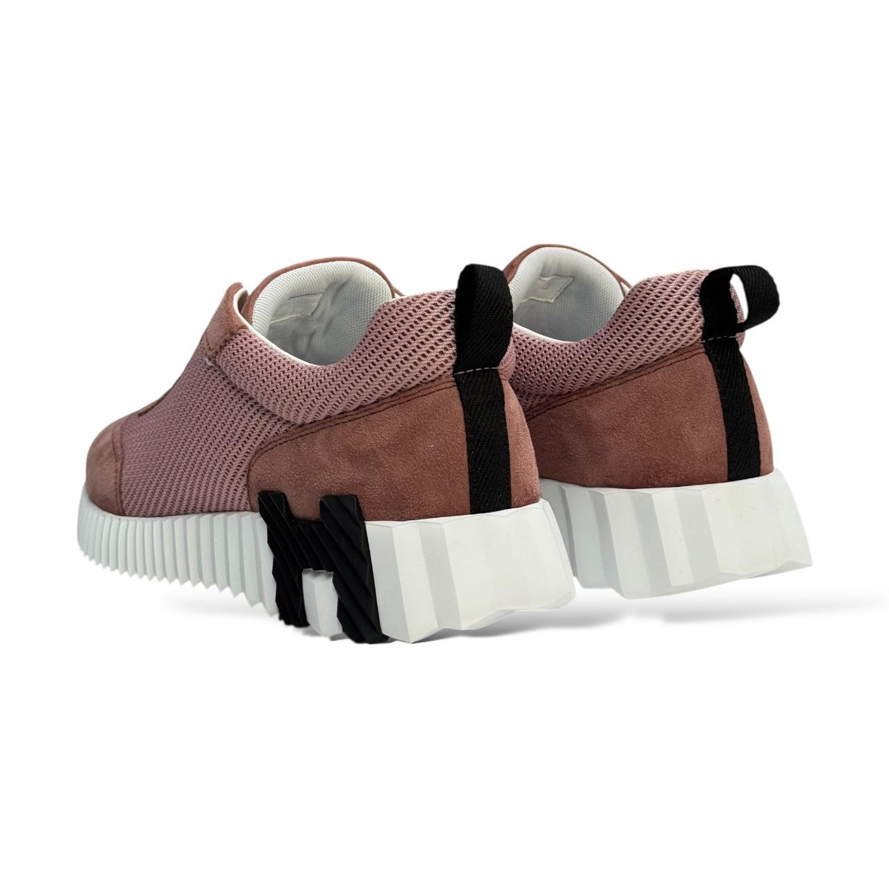 Hermes Bouncing 38 EU Rose Antique Sneakers - Image 5