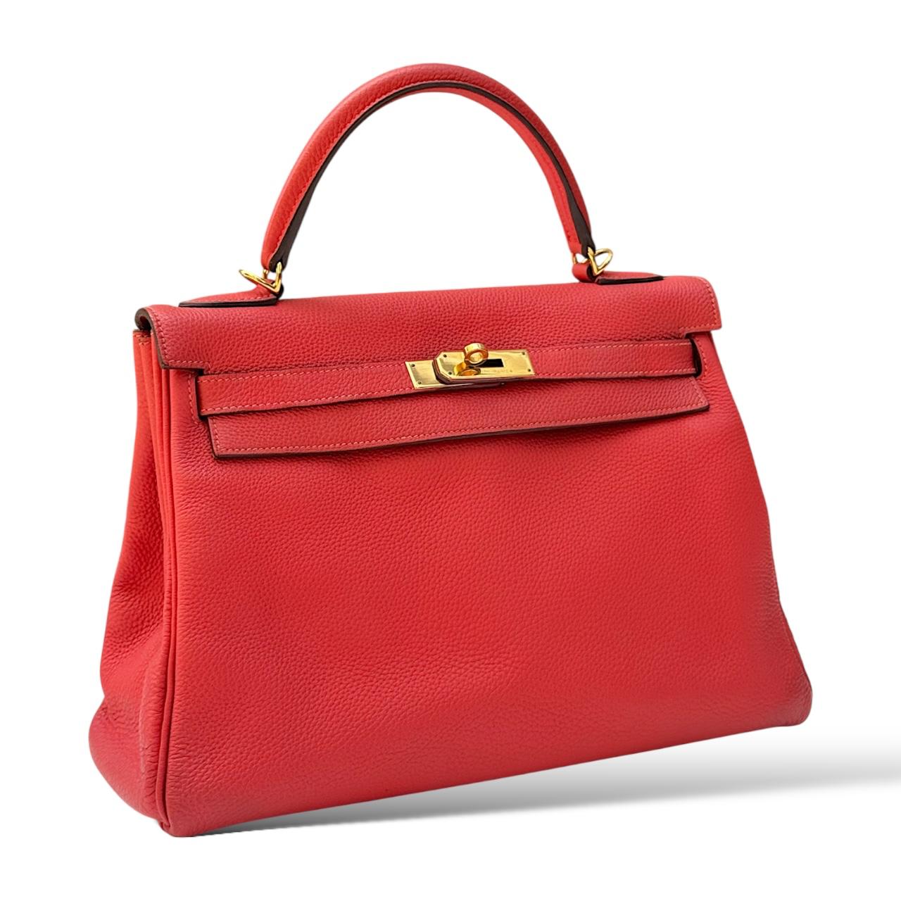 Hermes Kelly 28 Rose Jaipur Clemence GHW – The Luxury Flavor