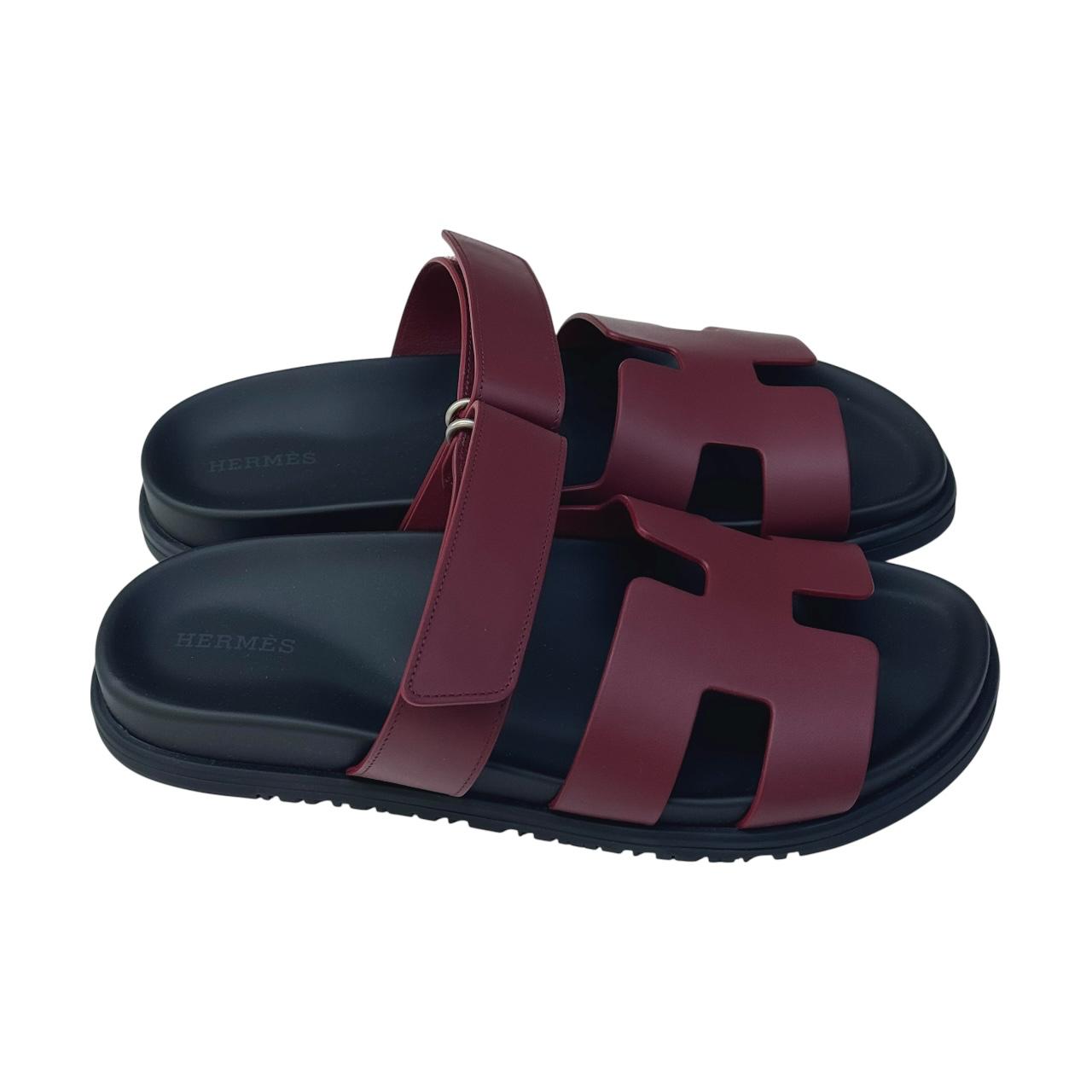 Hermes Chypre 39 Rouge H Calfskin - Image 3
