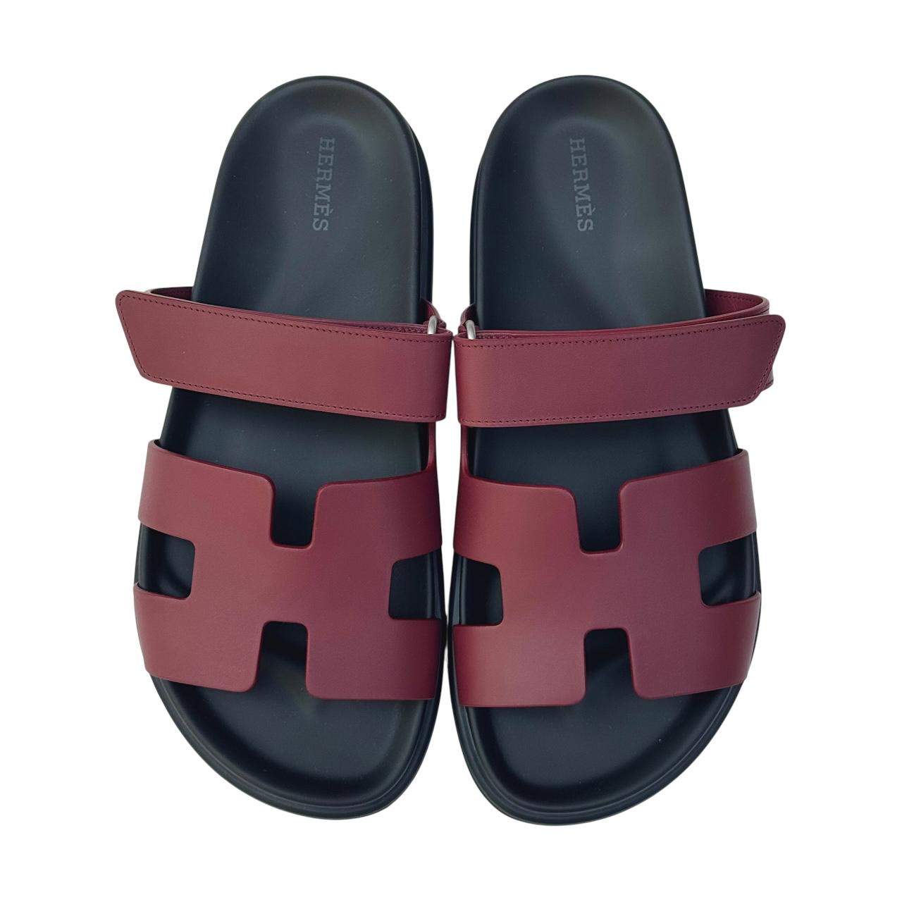 Hermes Chypre 39 Rouge H Calfskin