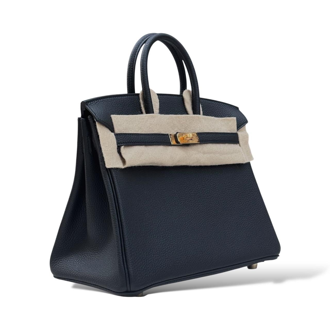 Hermes Birkin 25 Black Togo GHW - Image 2