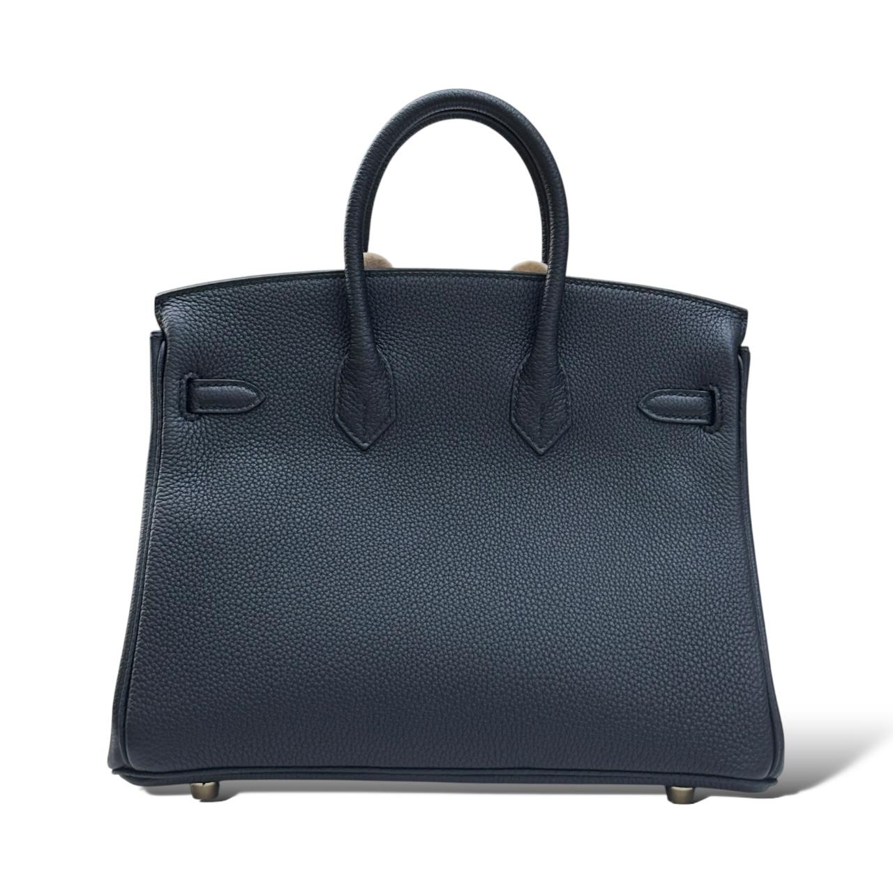 Hermes Birkin 25 Black Togo GHW - Image 4