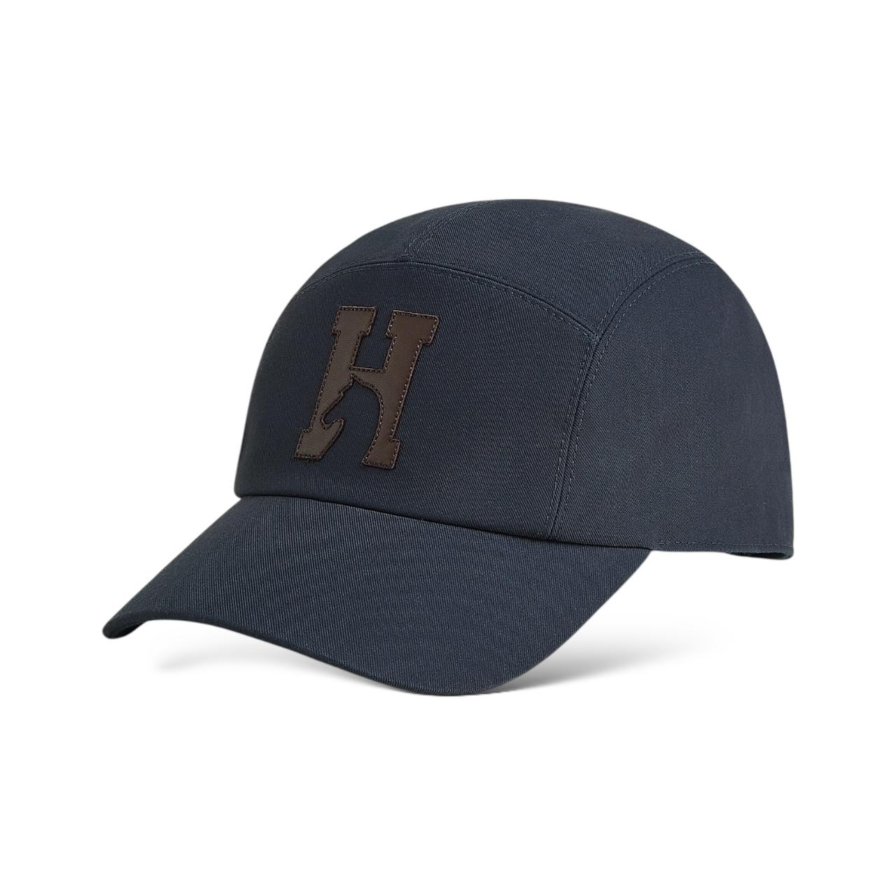 NWT, Unisex Hermes Baseball Cap with Navy \'H\' Logo H main image 3
