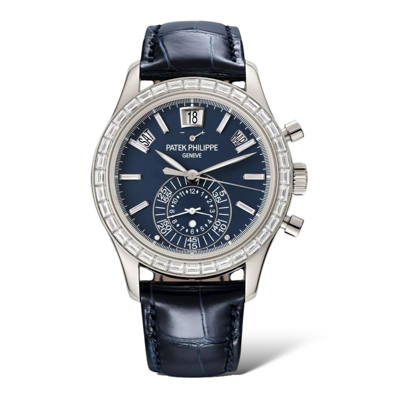 Patek Philippe Complications 40.5mm 5961P-001 Flyback Chronograph Annual Calendar Joaillerie