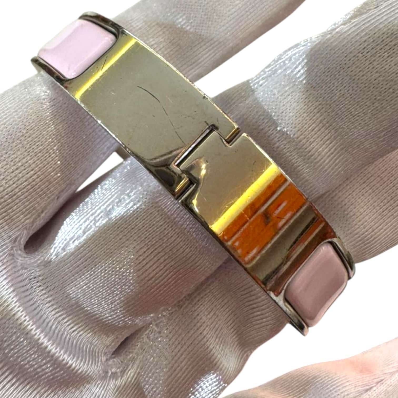 Hermes Clic H Rose Candeur Bracelet PM - Image 2