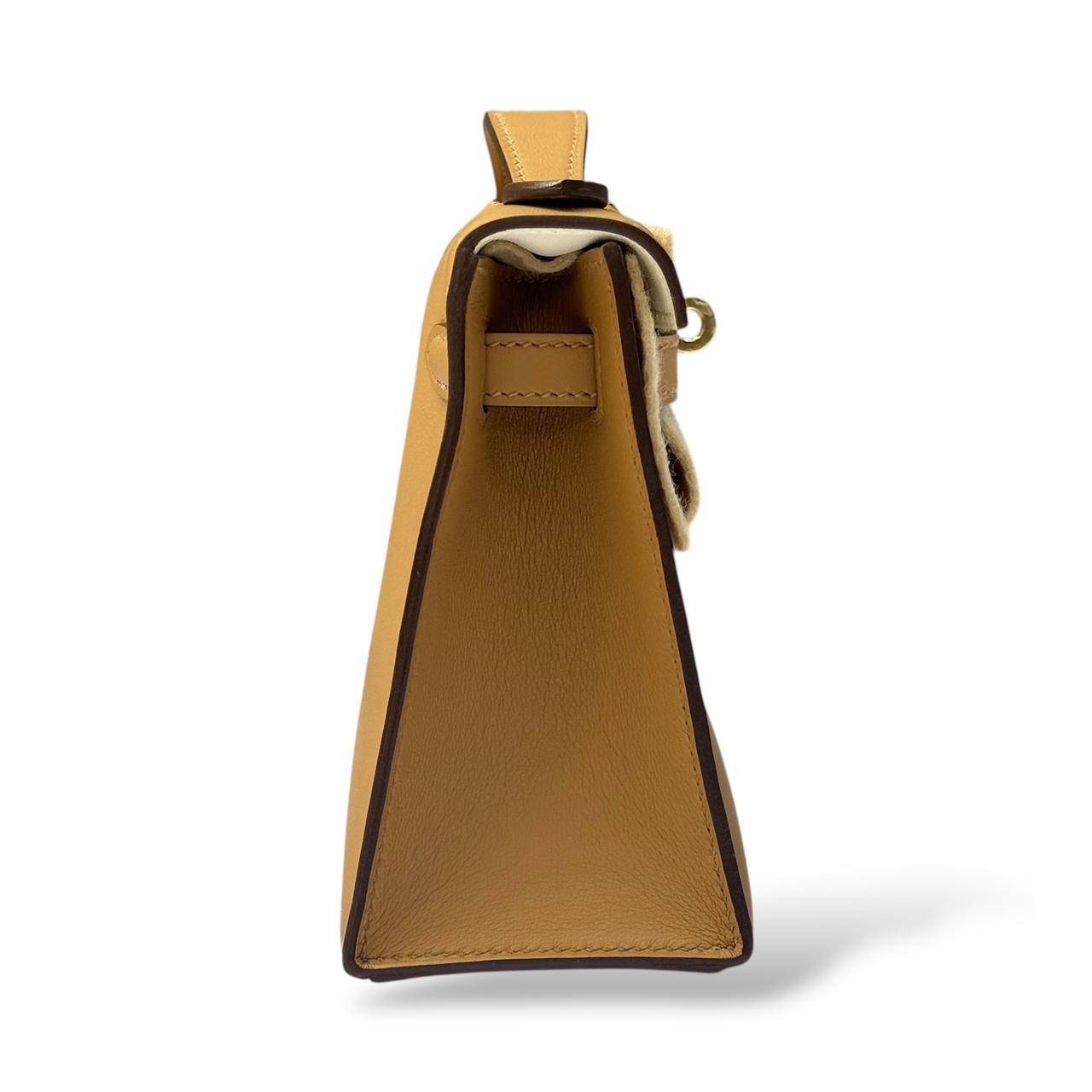 Hermes Kelly Pochette SO Biscuit Swift PBHW - Image 3