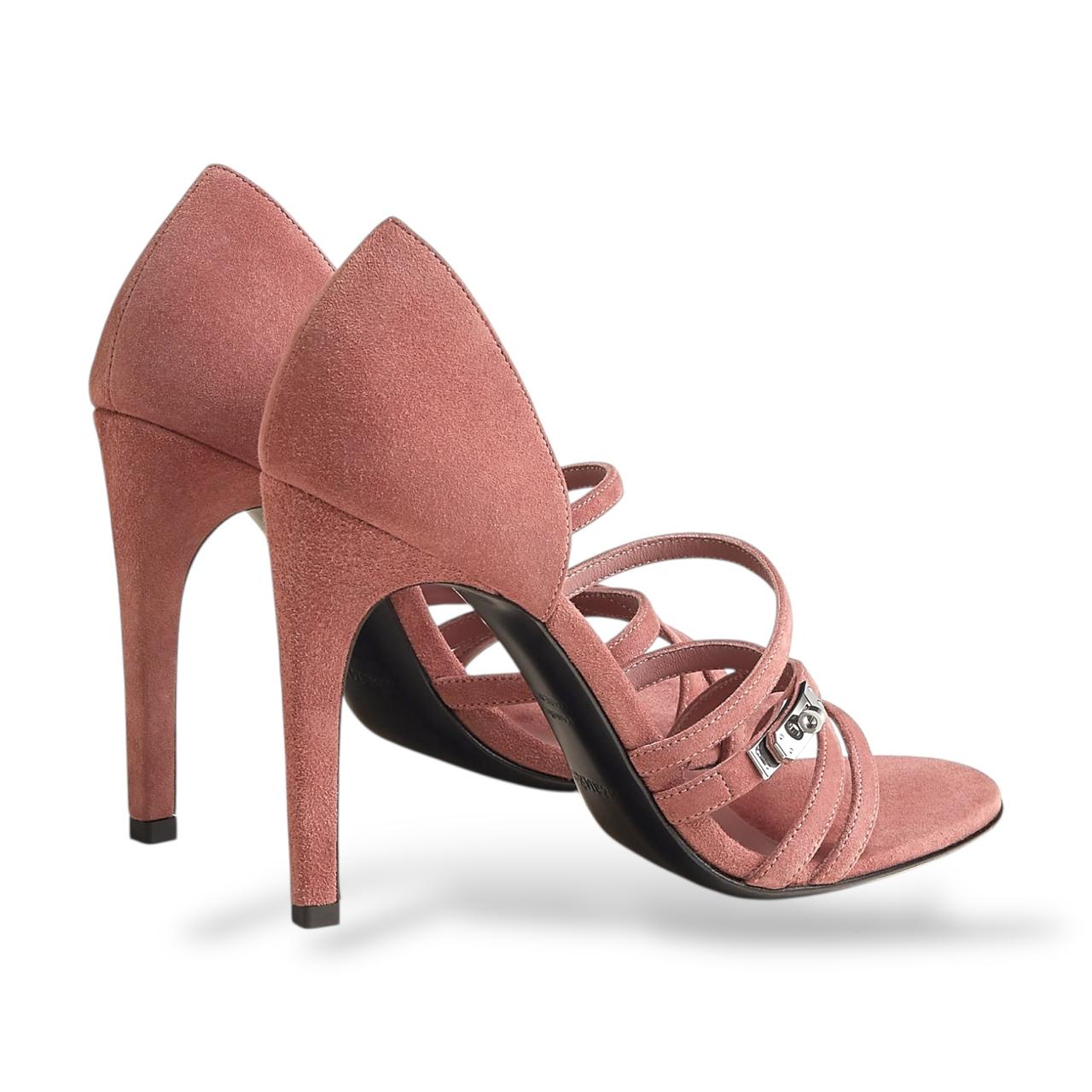 Hermes Lipstick 105 39 EU Rose Antique Sandal - Image 3