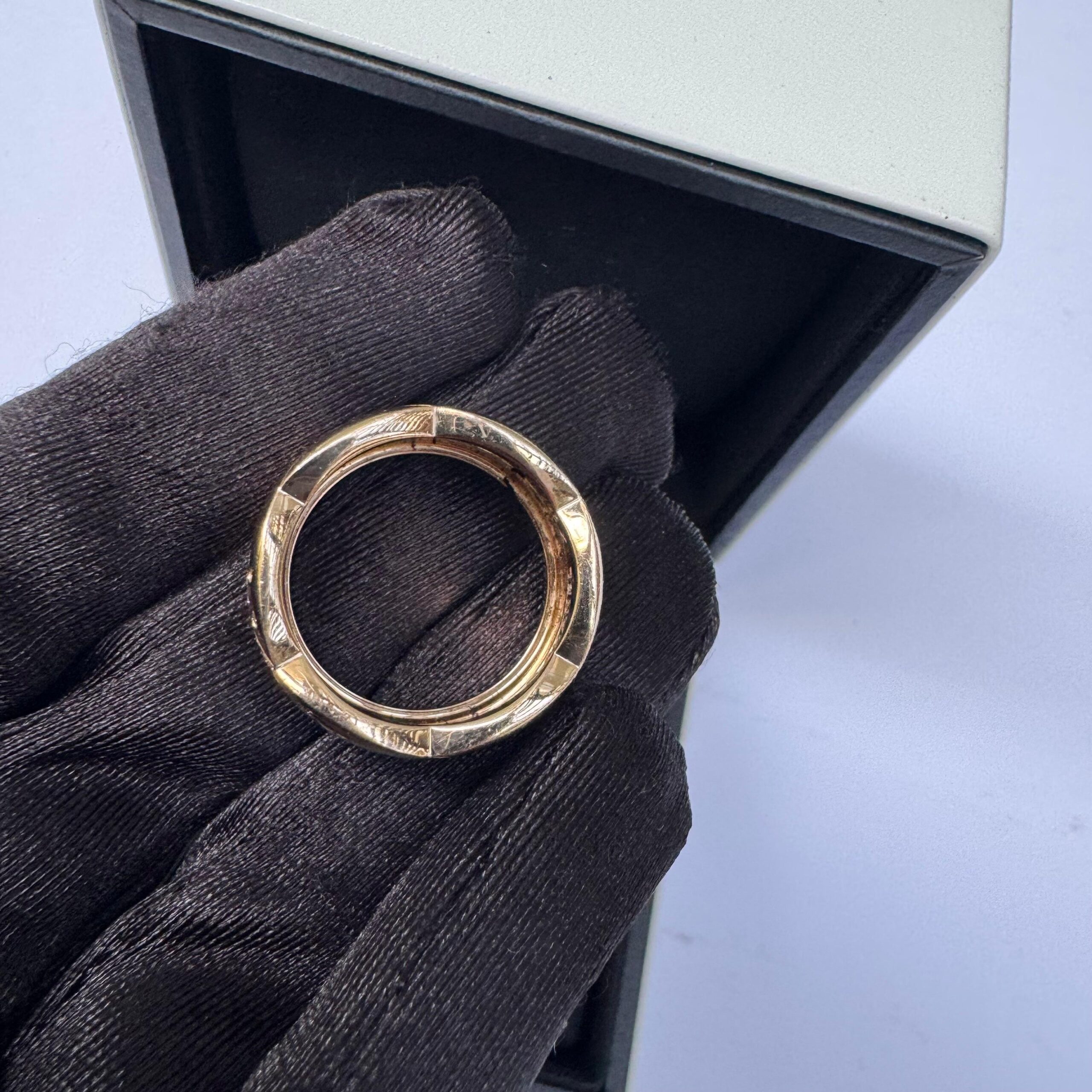 Chanel Coco Crush Ring Beige Gold Size 56 - Image 4