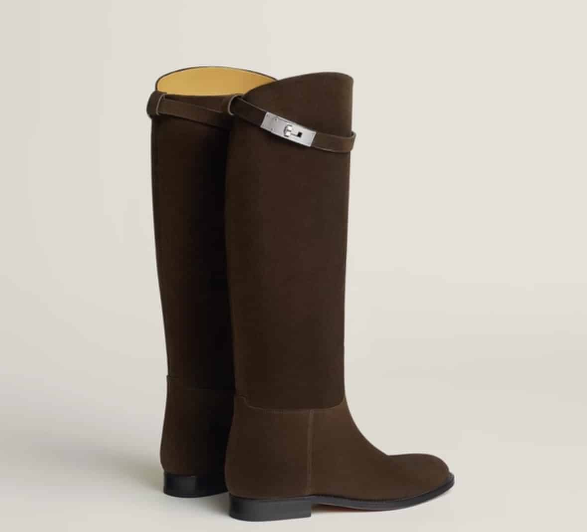 Hermes Jumping Suede Boots 40 EU - Image 3
