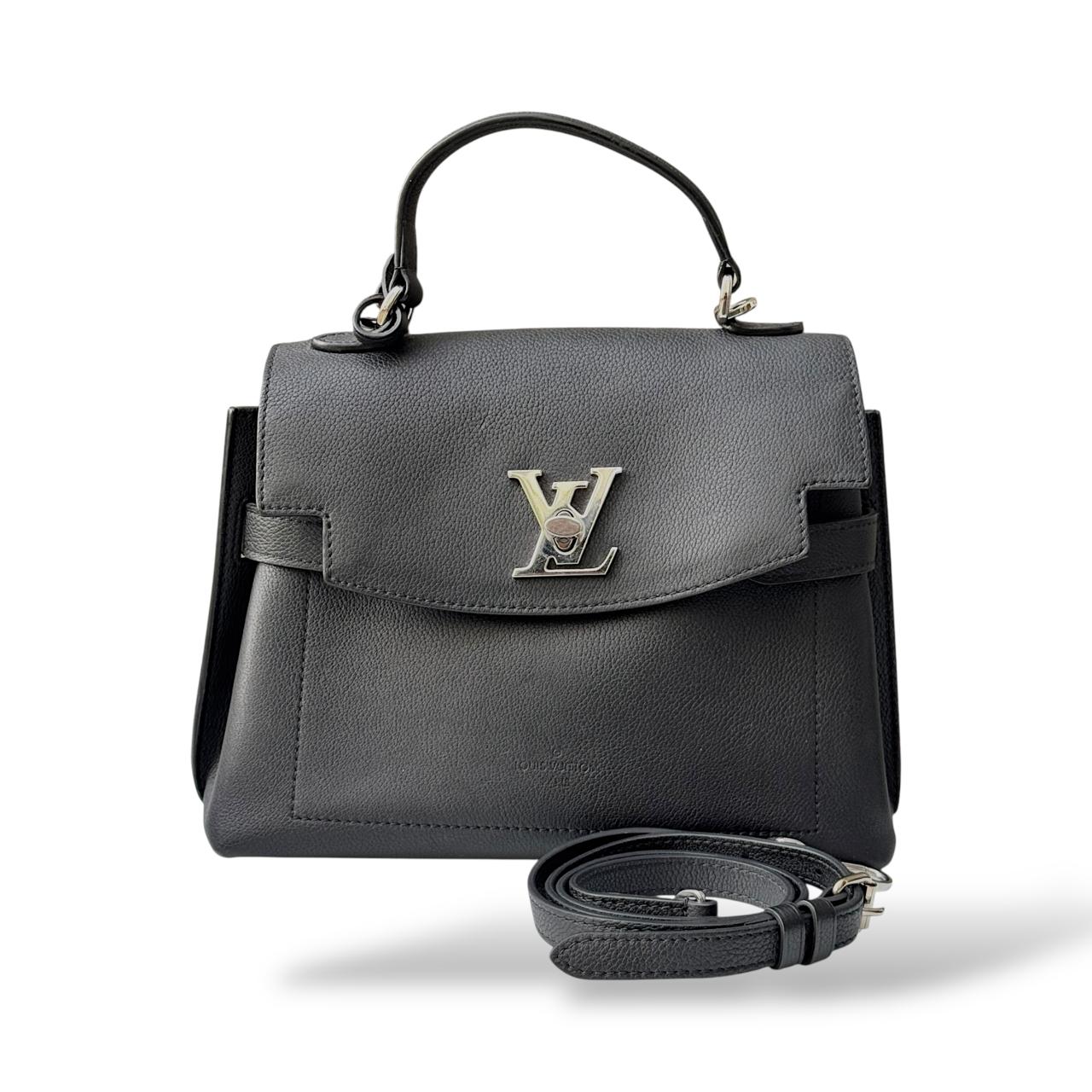 Louis Vuitton Black Leather LockMe Ever BB Bag - Image 2