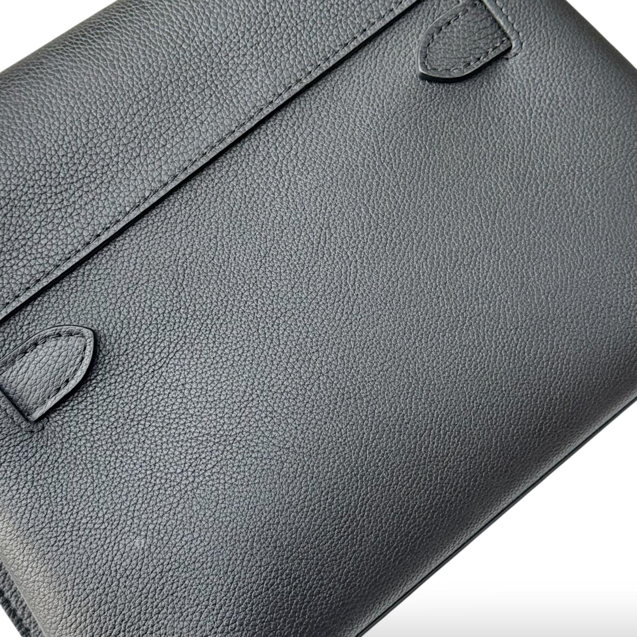 Louis Vuitton Black Leather LockMe Ever BB Bag - Image 9