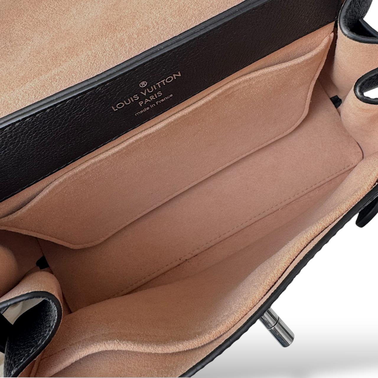 Louis Vuitton Black Leather LockMe Ever BB Bag - Image 13