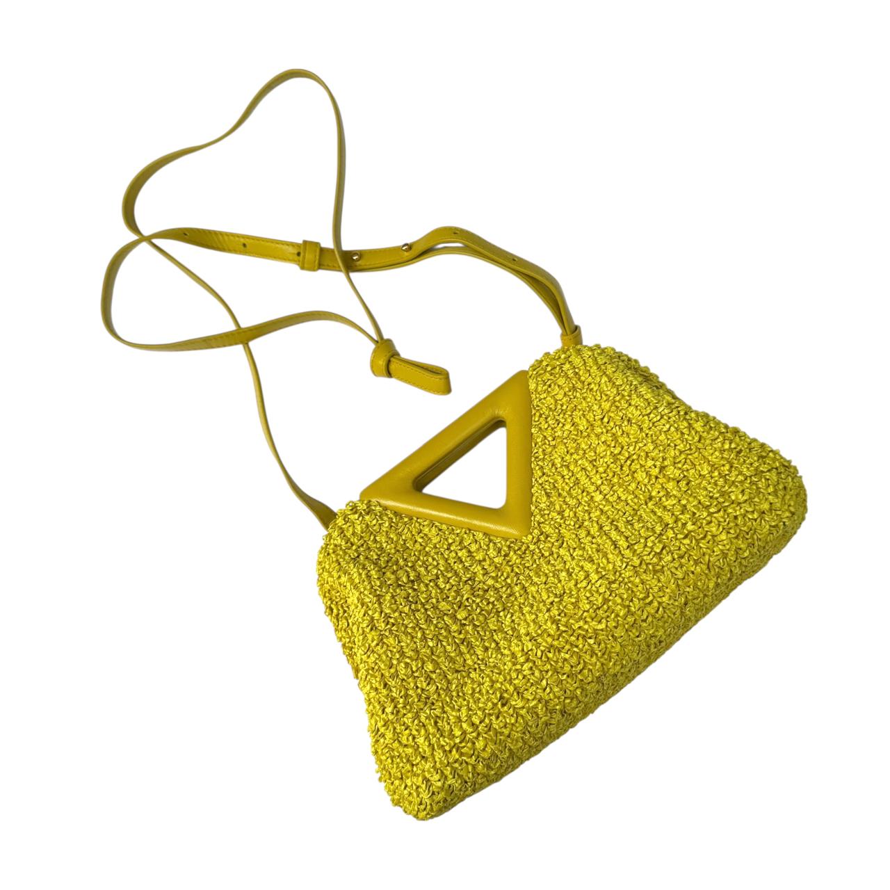 Bottega Veneta Small Point Top Handle Bag in Curly Raffia - Image 4