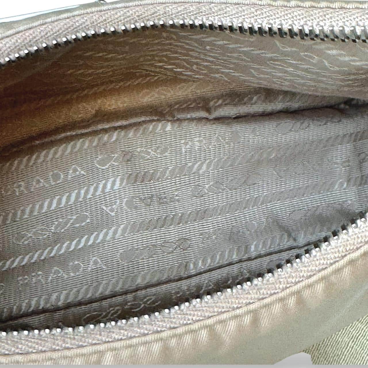 Prada Re-Edition 2005 Desert Beige Tessuto Nylon Mini Shoulder Bag - Image 6