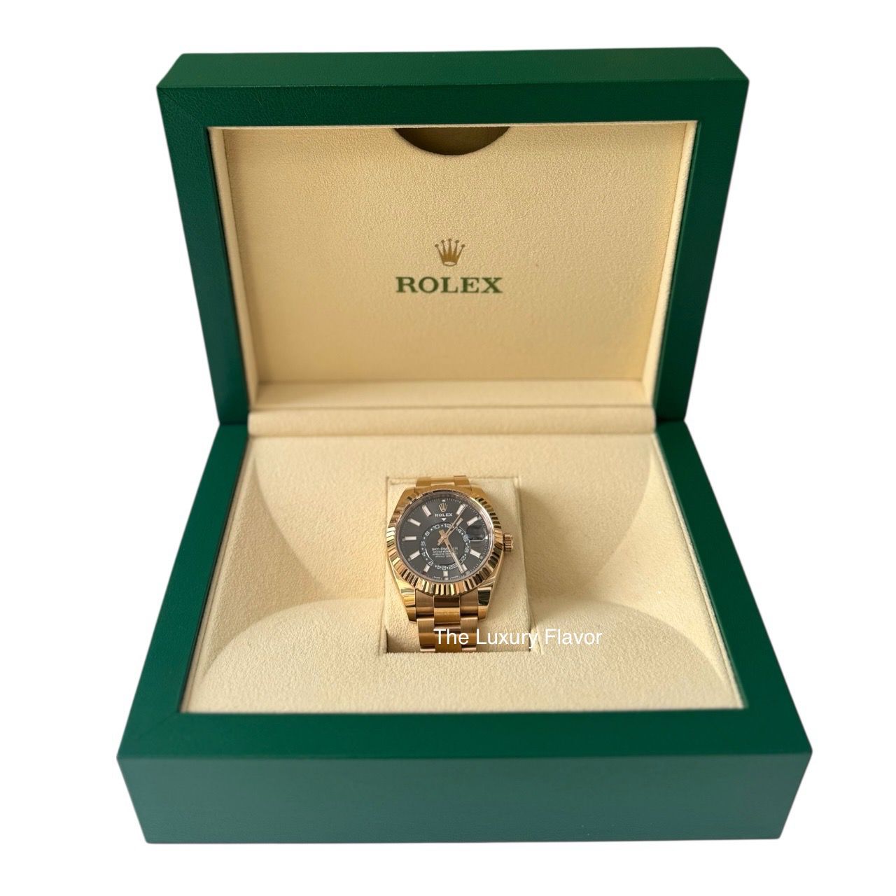 Rolex Sky-Dweller Oyster 42 mm 336935 Everose Gold Slate Dial Oyster Bracelet - Image 6