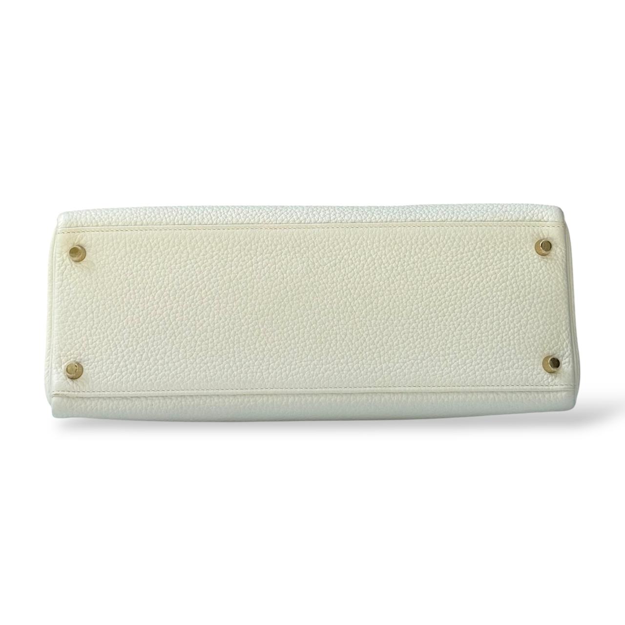 Hermes Kelly 28 Mushroom Clemence GHW - Image 6