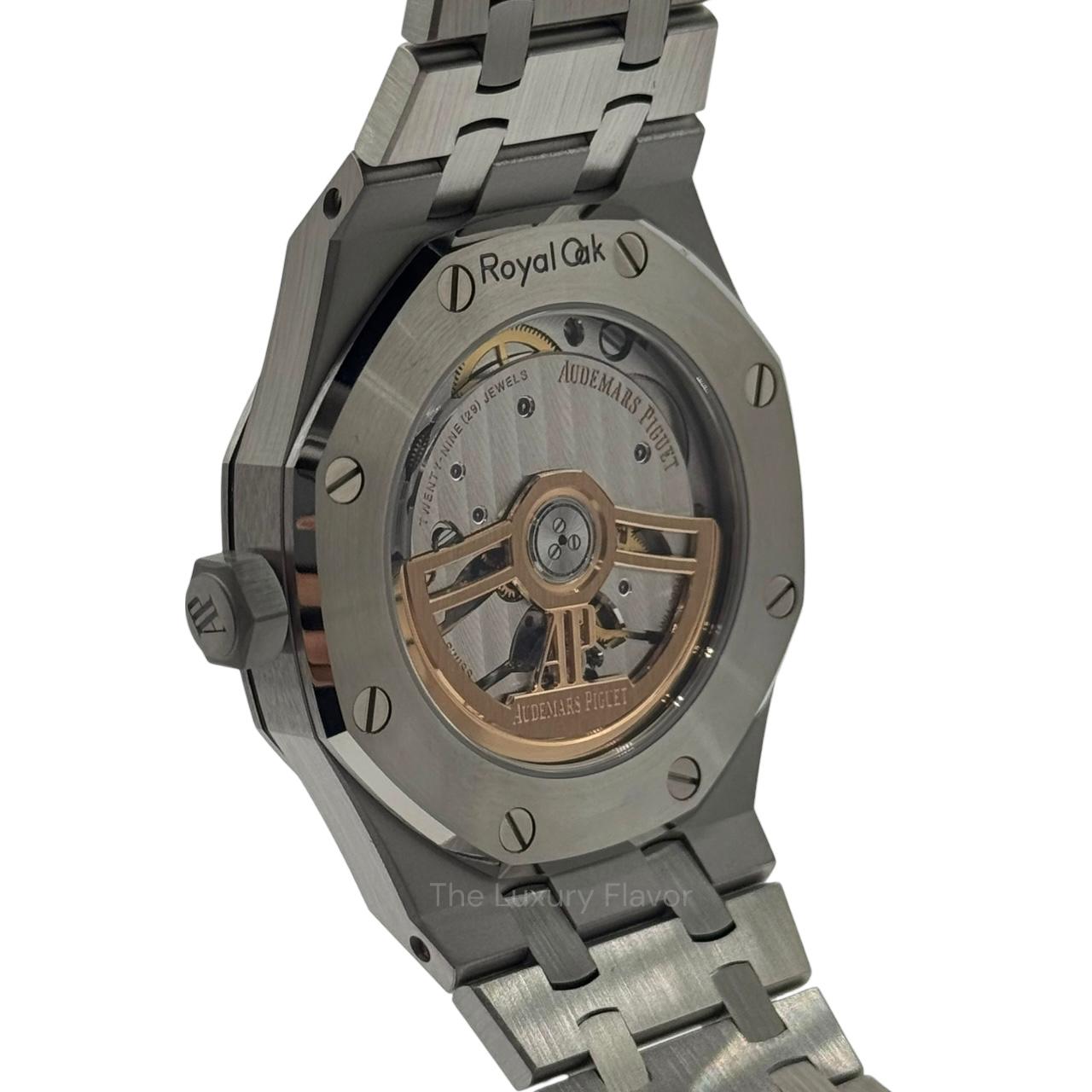 Audemars Piguet Royal Oak Selfwinding 37mm 15551ST.ZZ.1356ST.06 Stainless Steel Brilliant-Cut Diamonds Grey Dial - Image 5
