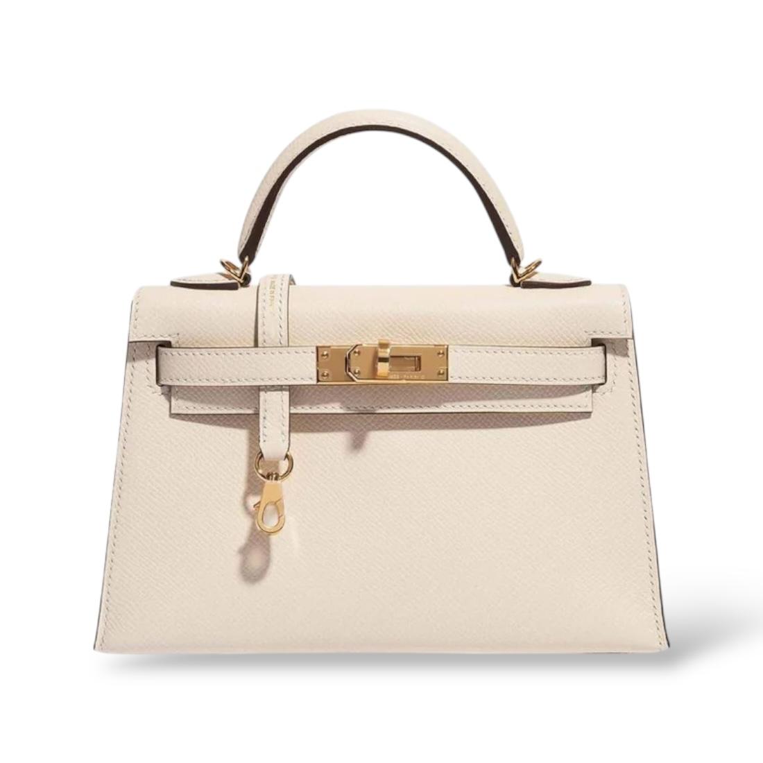 Hermes Kelly Mini Nata Epsom GHW