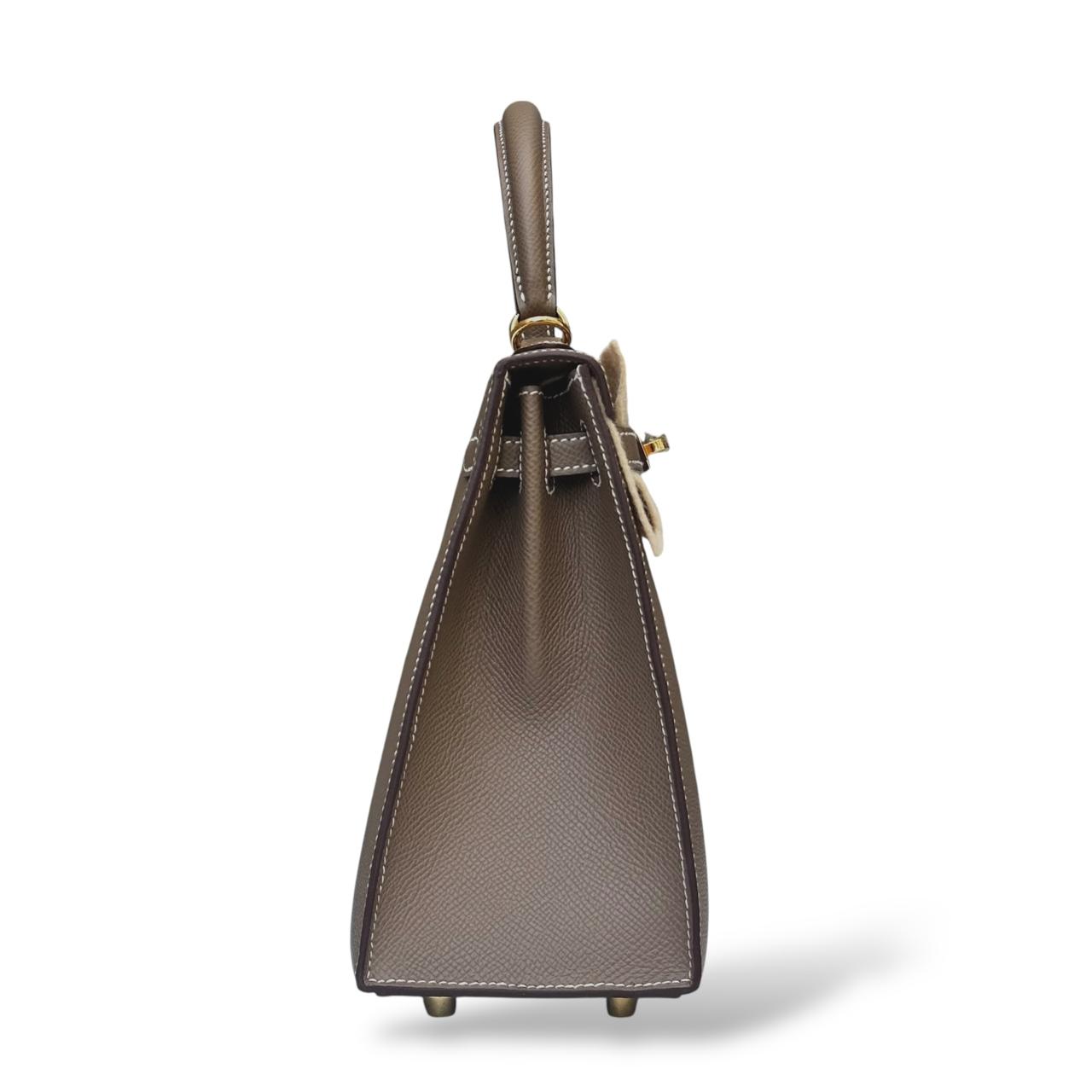Hermes Kelly 25 Etoupe Epsom GHW - Image 3
