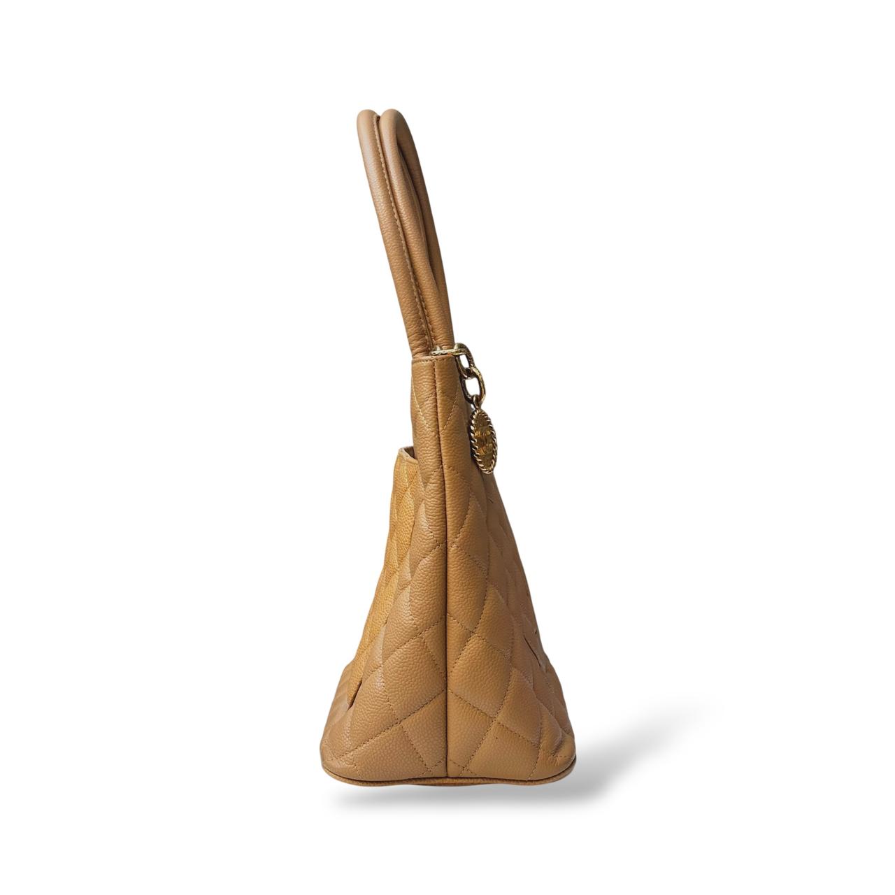 Chanel Medallion Caviar Tote Bag - Image 3