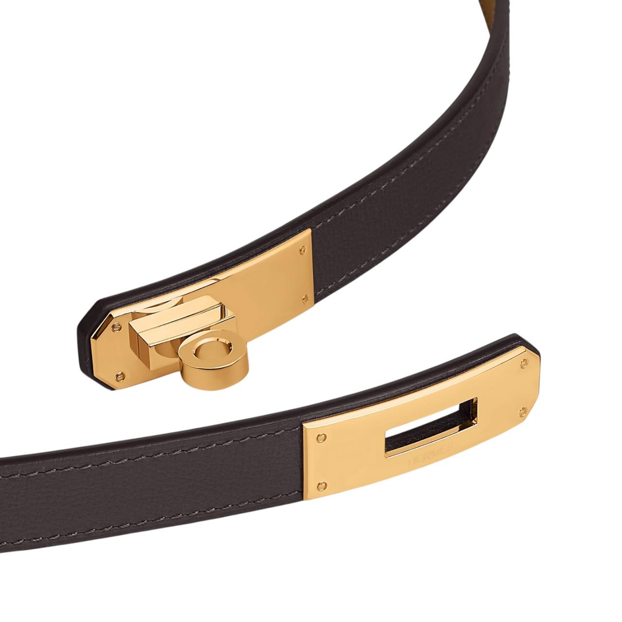 Hermes Kelly Belt Macassar GHW - Image 2