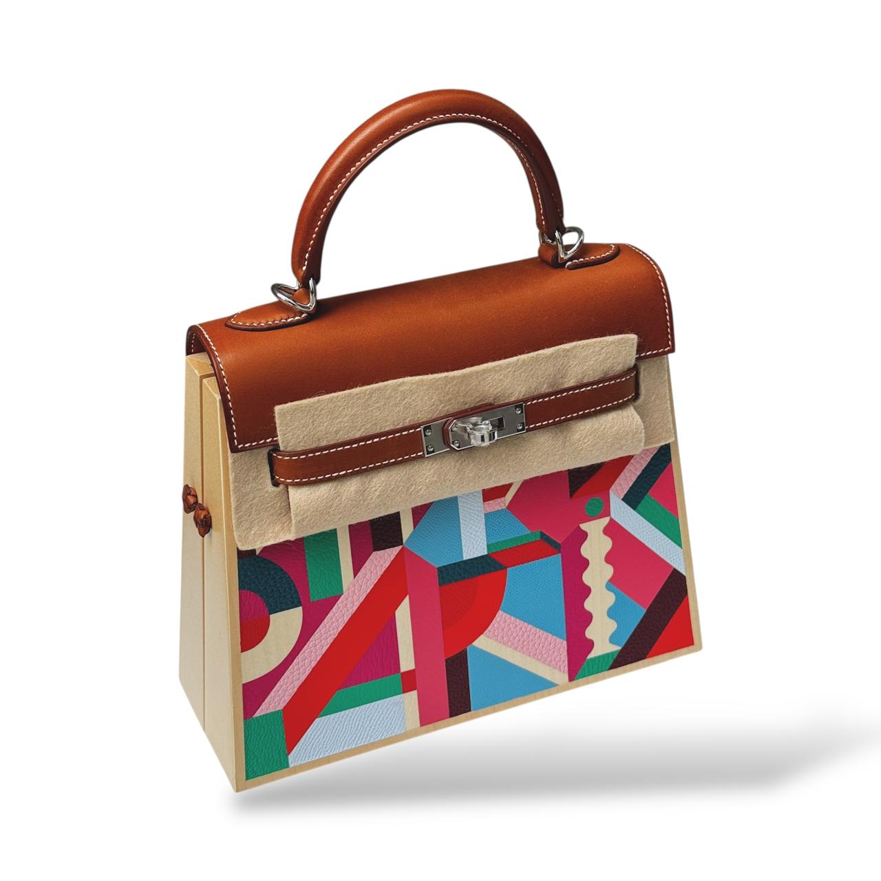 Hermes Kellywood 22 Perspective Cavaliere Fauve/Naturel PHW - Image 4