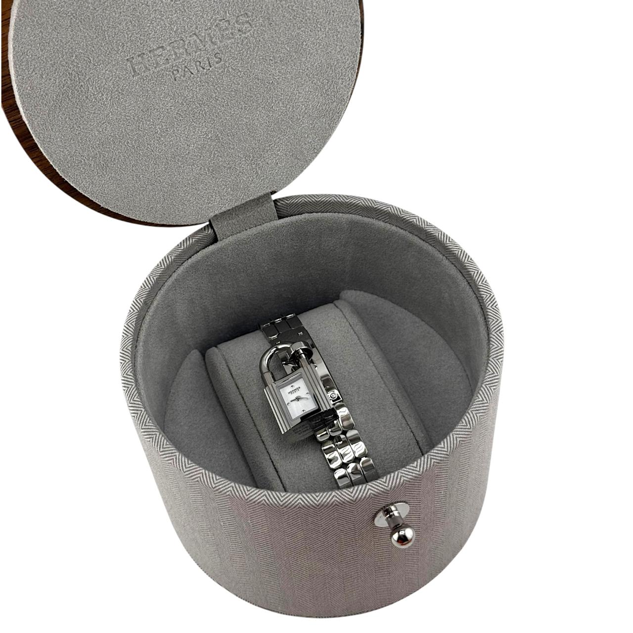 Hermes Kelly Mini model 16mm Silver Watch - Image 3