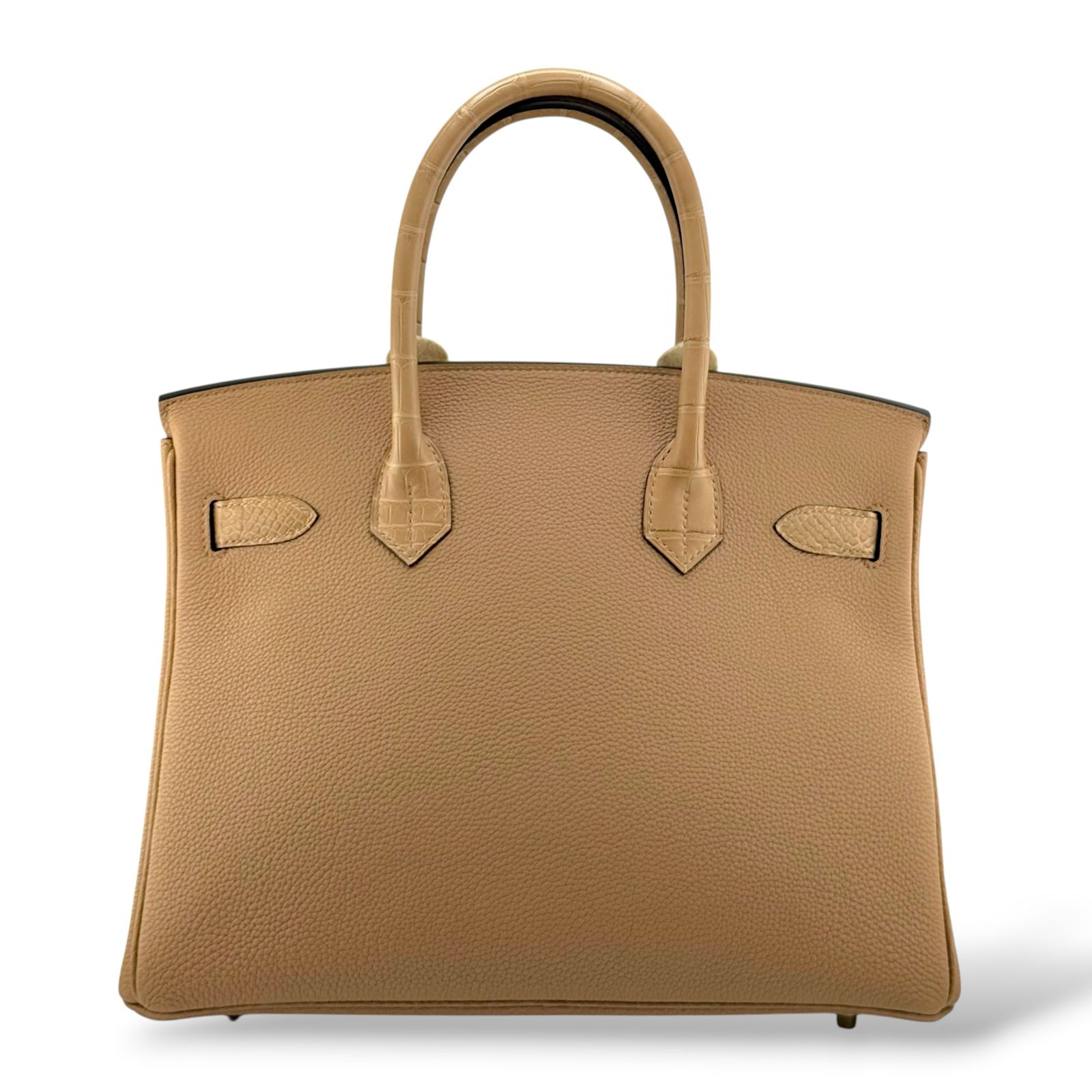 Hermes Birkin 30 Chai Togo/Alligator Touch PBHW - Image 4
