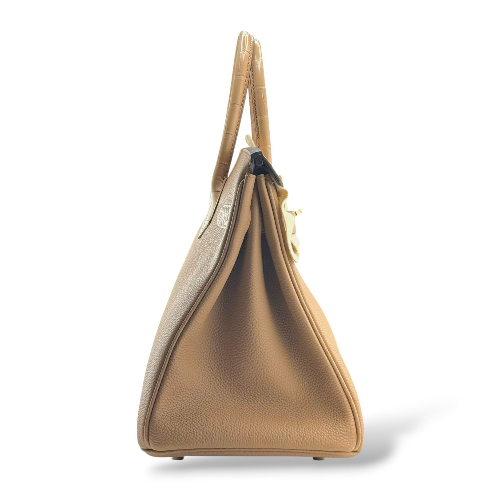Hermes Birkin 30 Chai Togo/Alligator Touch PBHW - Image 3