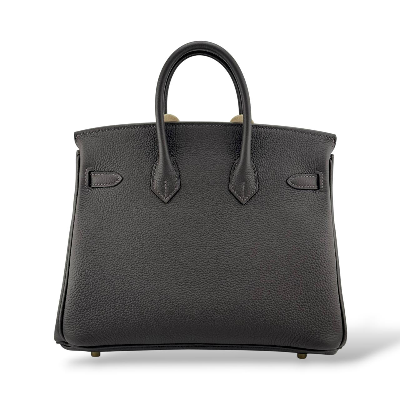 Hermes Birkin 25 Bai Brun Togo GHW - Image 4