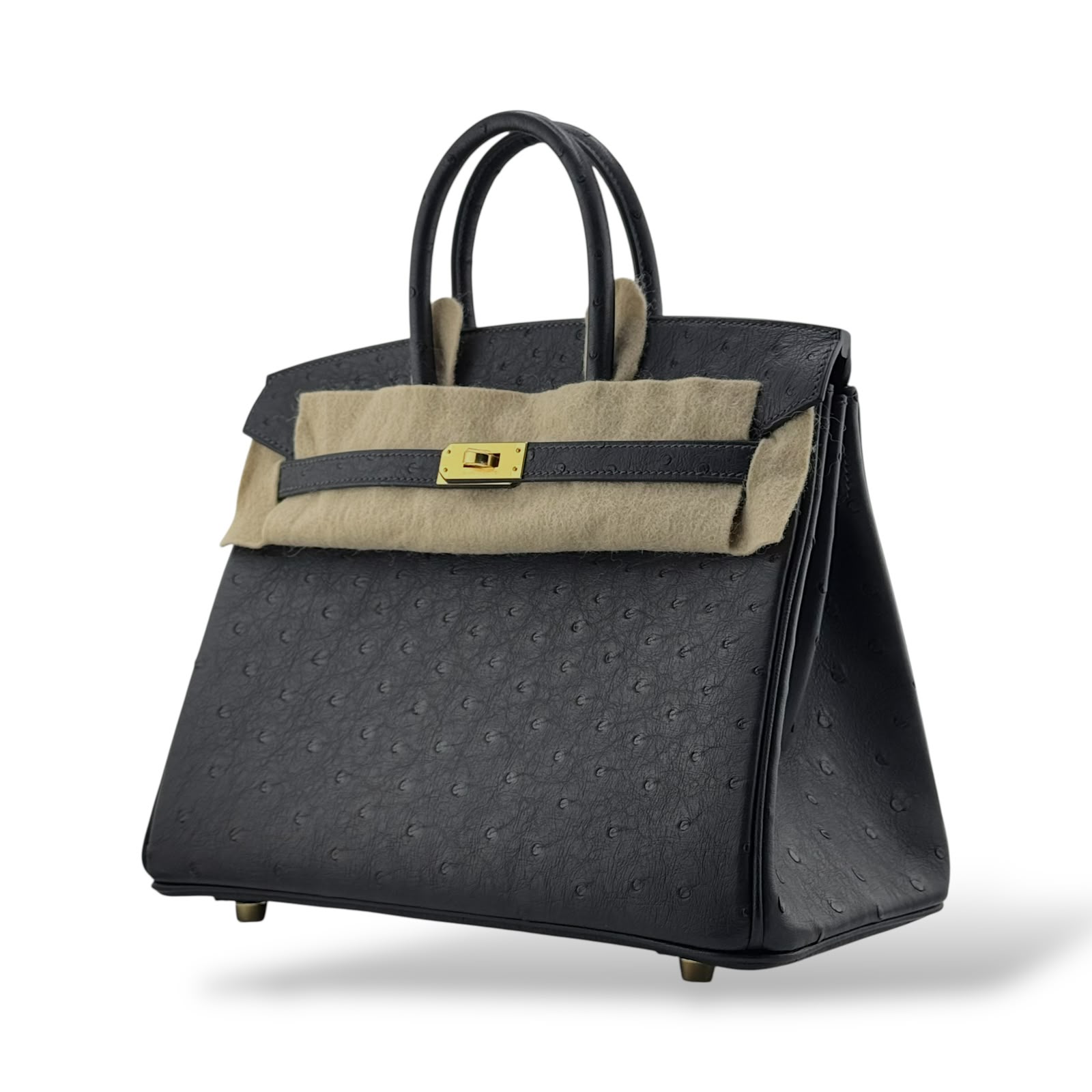 Hermes Birkin 25 Caban Ostrich GHW - Image 5