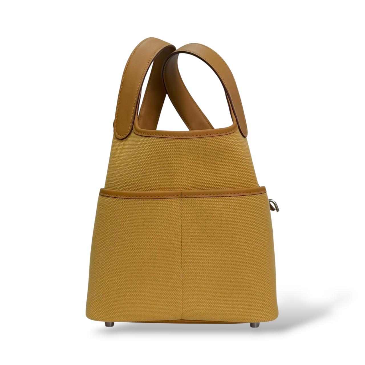 Hermes Picotin 18 Sesame Cargo PHW - Image 2